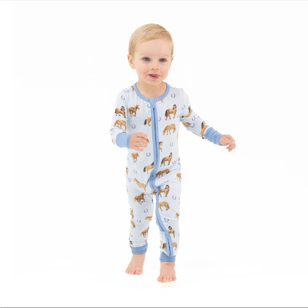Angel Dear Viscose Bamboo 2 Way Zipper Romper 18-24M NWT